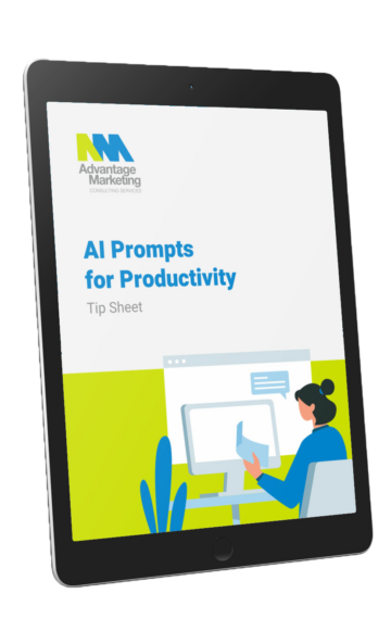 AI Prompts for Productivity Graphic